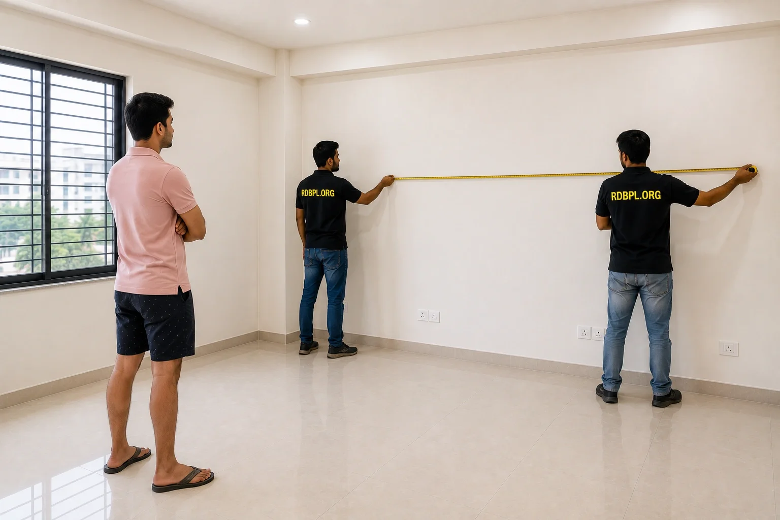 Site inspection and measurement for carpenter wooden work in Lucknow