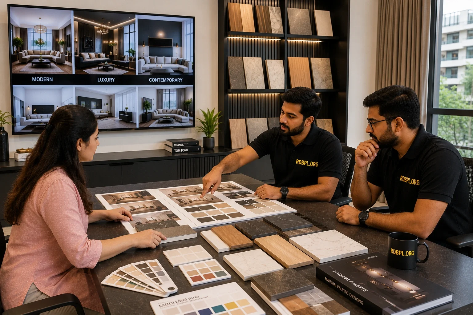 Interior design concept selection