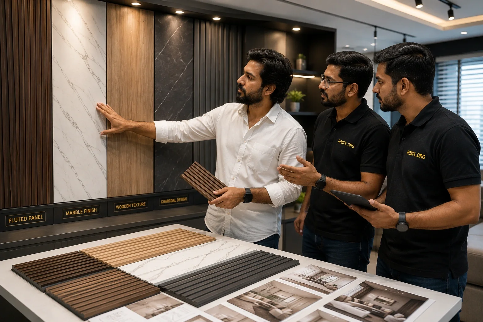 PVC panel design selection