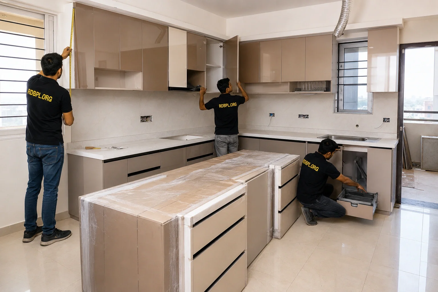 Kitchen unit preparation
