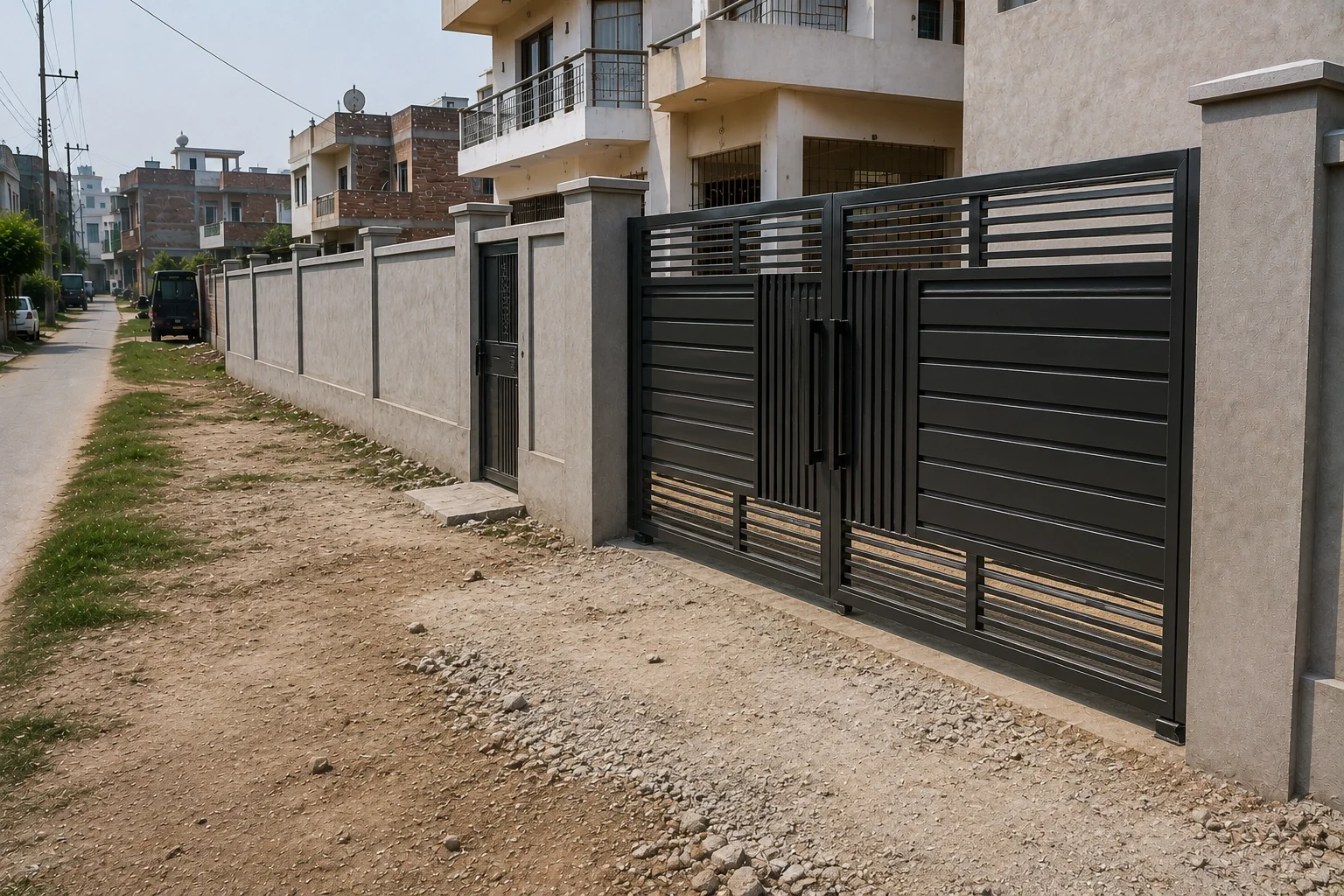 MS main gate installation in Lucknow