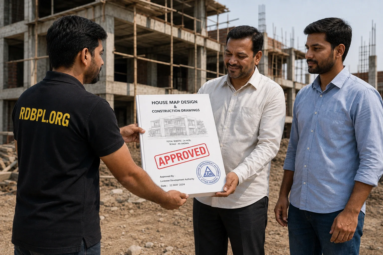 Construction ready house map handover