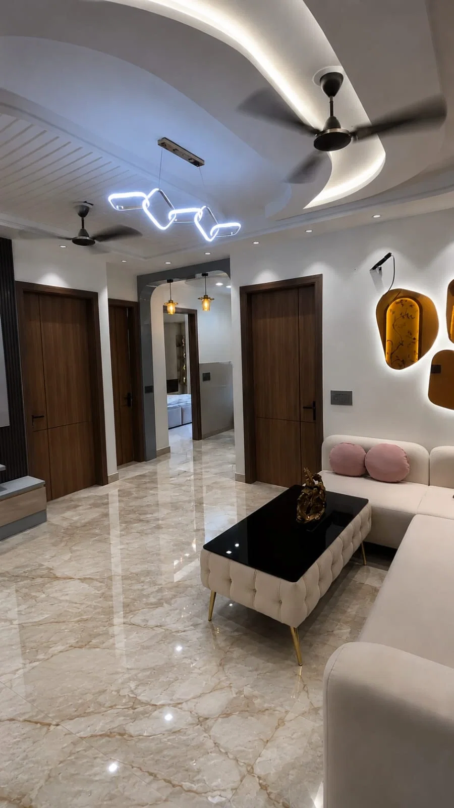 3D epoxy living room floor design in Gomti Nagar Lucknow by RDBPL
