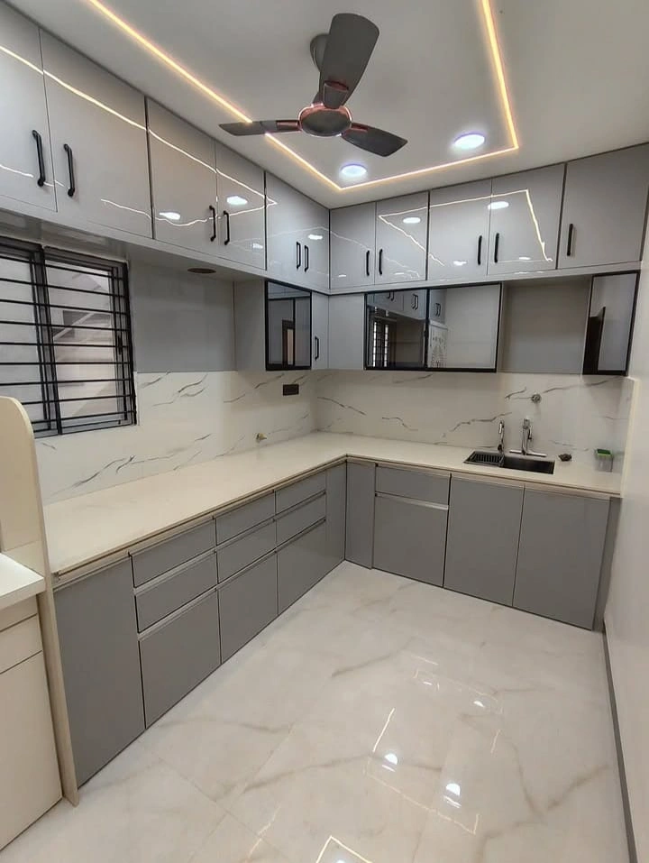 Kitchen renovation project in Gomti Nagar Lucknow by RDBPL