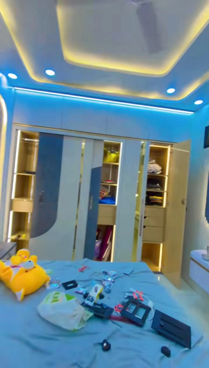 Bedroom POP ceiling design installation in Indira Nagar Lucknow