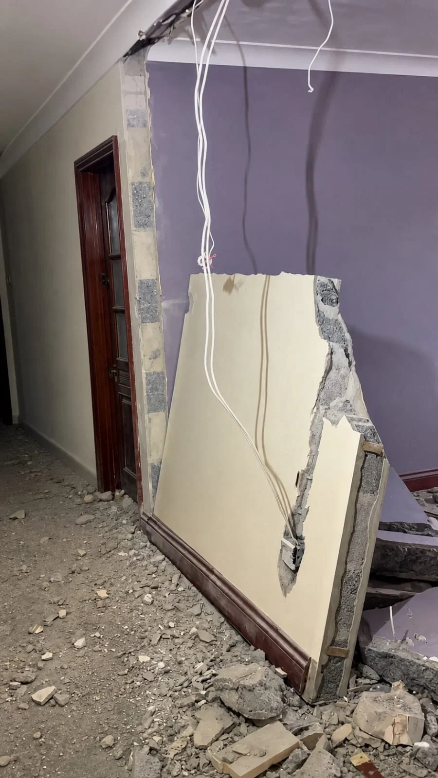 Interior demolition work in Lucknow residential property