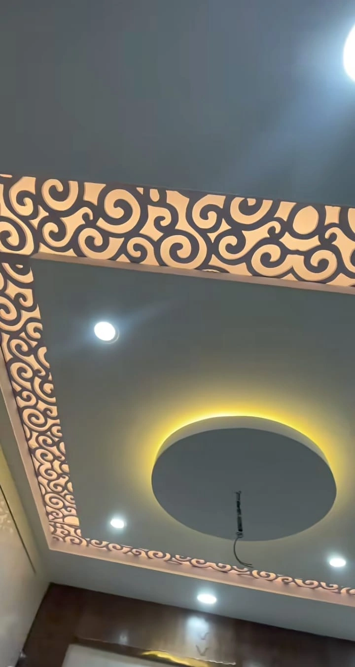 Modern POP ceiling for residential home in Lucknow