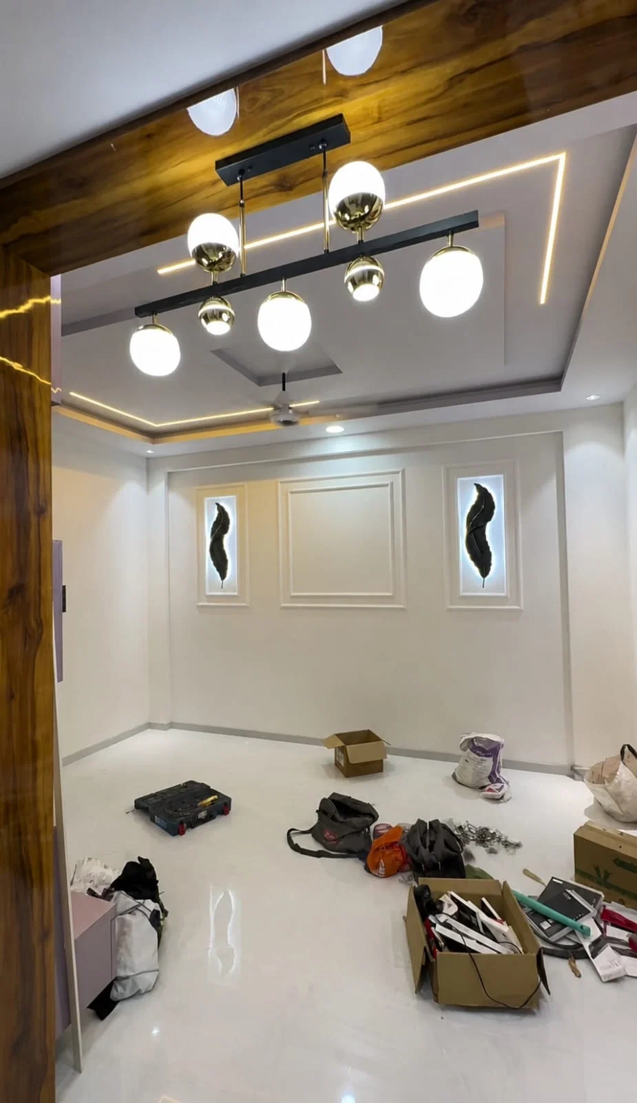 Electrical renovation and rewiring work in Lucknow home