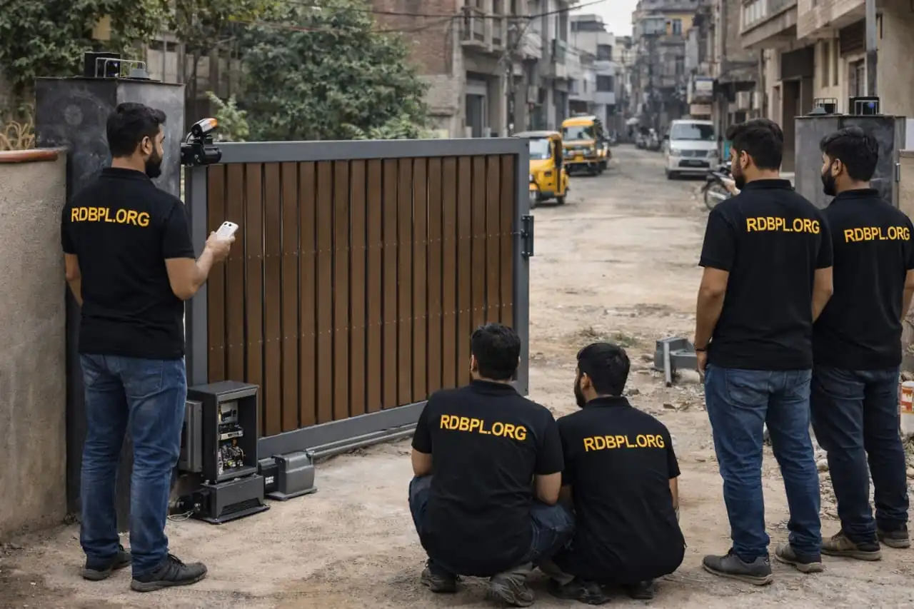 Designer iron gate fabrication and installation in Lucknow for premium boundary walls