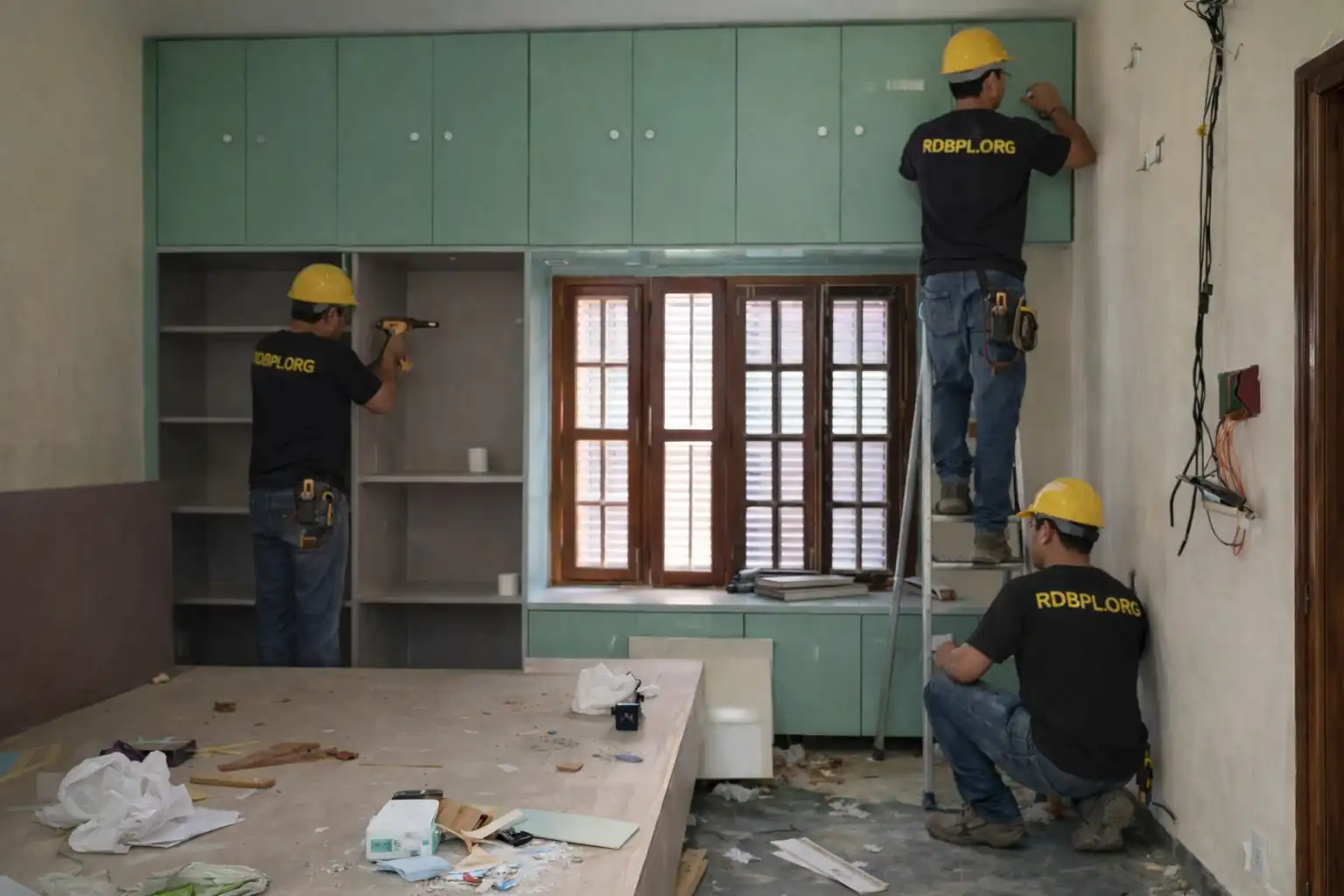 Custom wardrobe carpenter service in Lucknow with sliding and walk-in designs