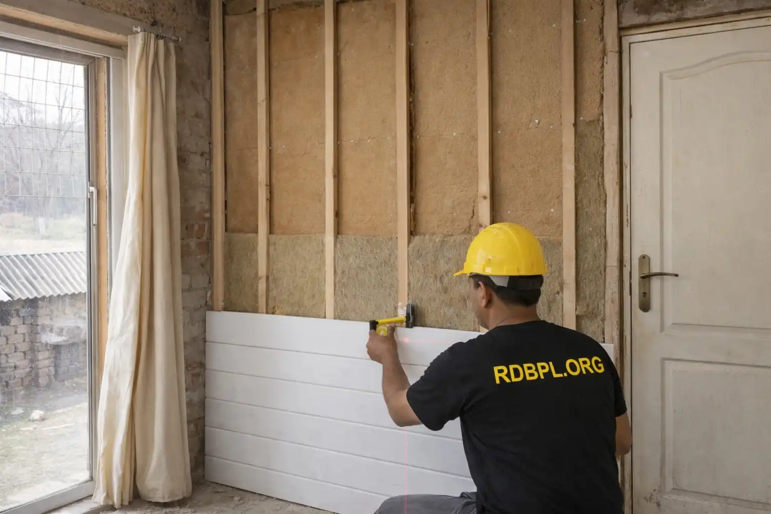 Wooden TV unit carpenter service in Lucknow with custom wall panel design