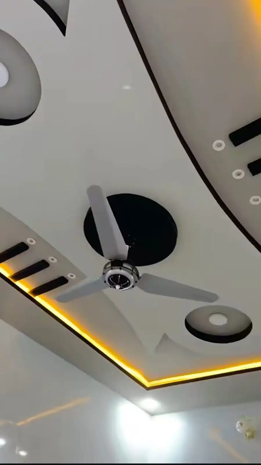 Designer ceiling lighting installation for luxury interiors in Lucknow