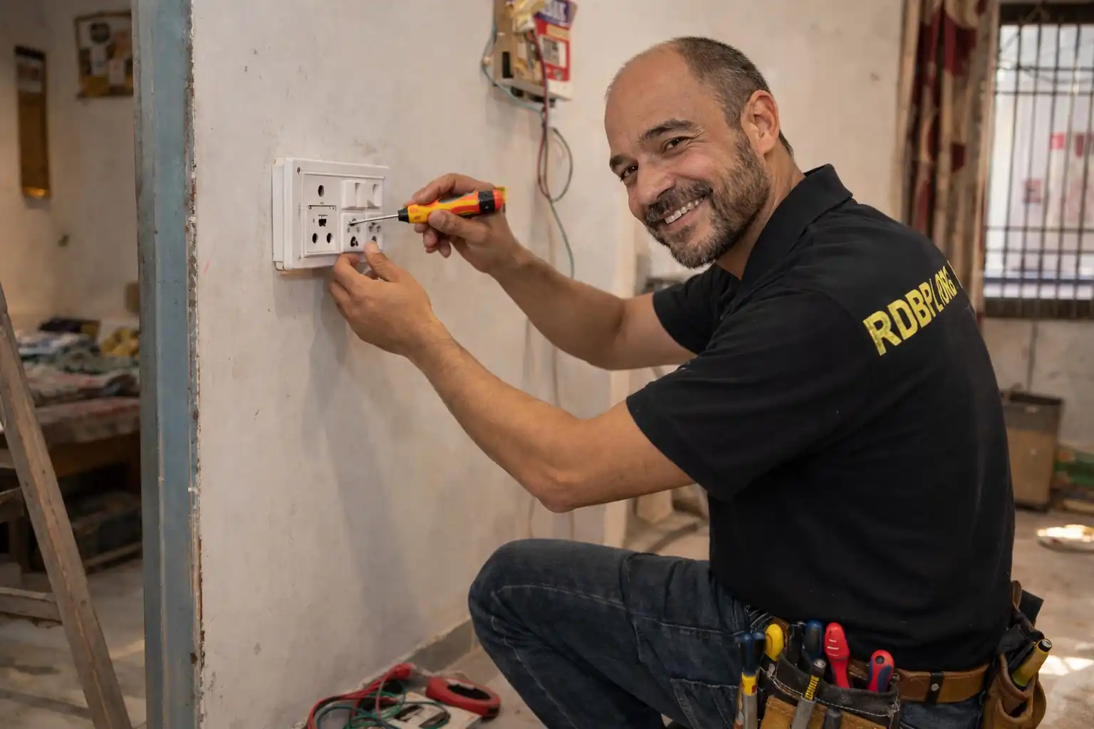 House wiring installation service in Lucknow with concealed and surface wiring