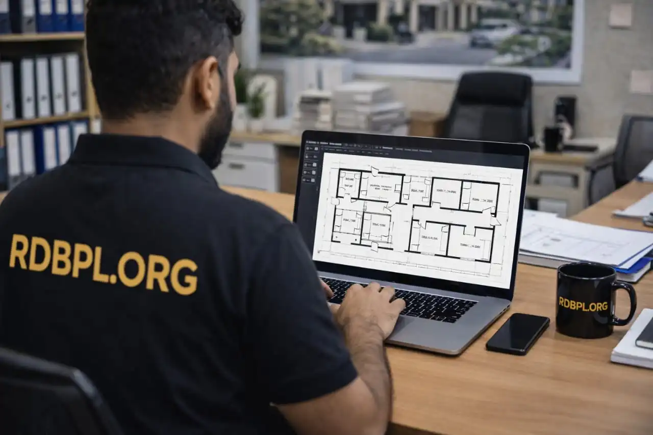 2D floor plan designing service in Lucknow with detailed house layout