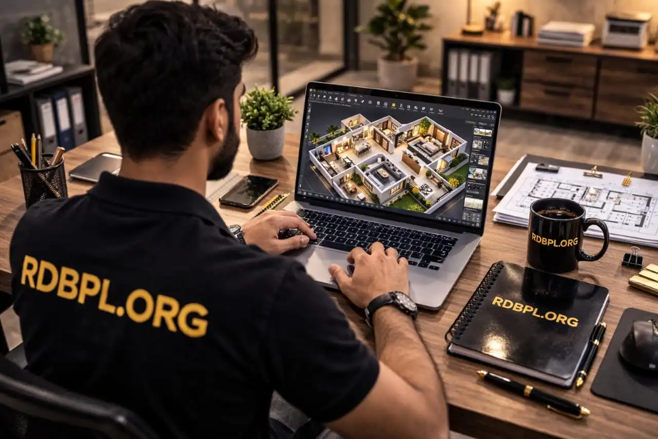 Villa house map designing service in Lucknow with luxury layout planning