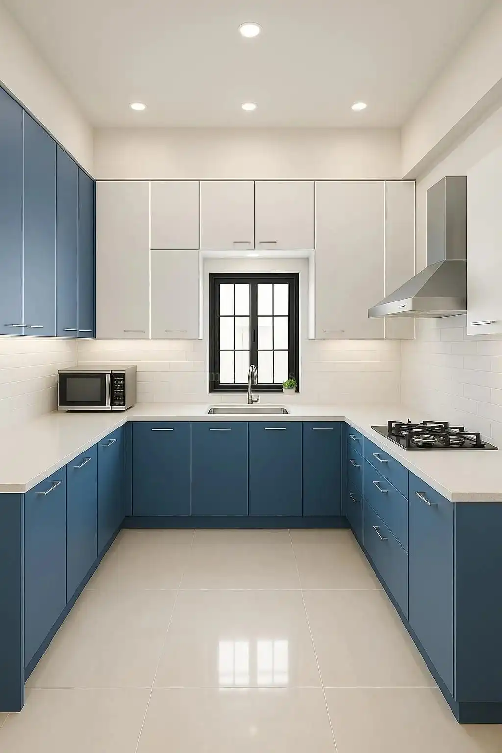 Modern modular kitchen interior renovation work in Lucknow