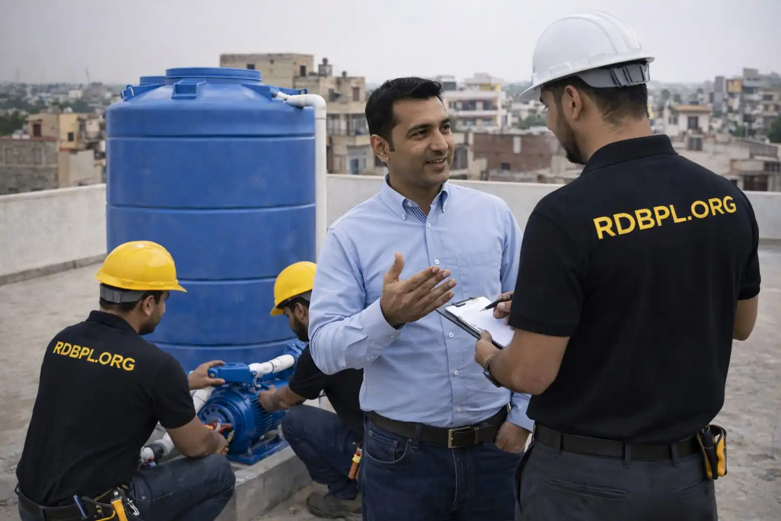 Water supply pipeline installation service in Lucknow with CPVC and UPVC fitting