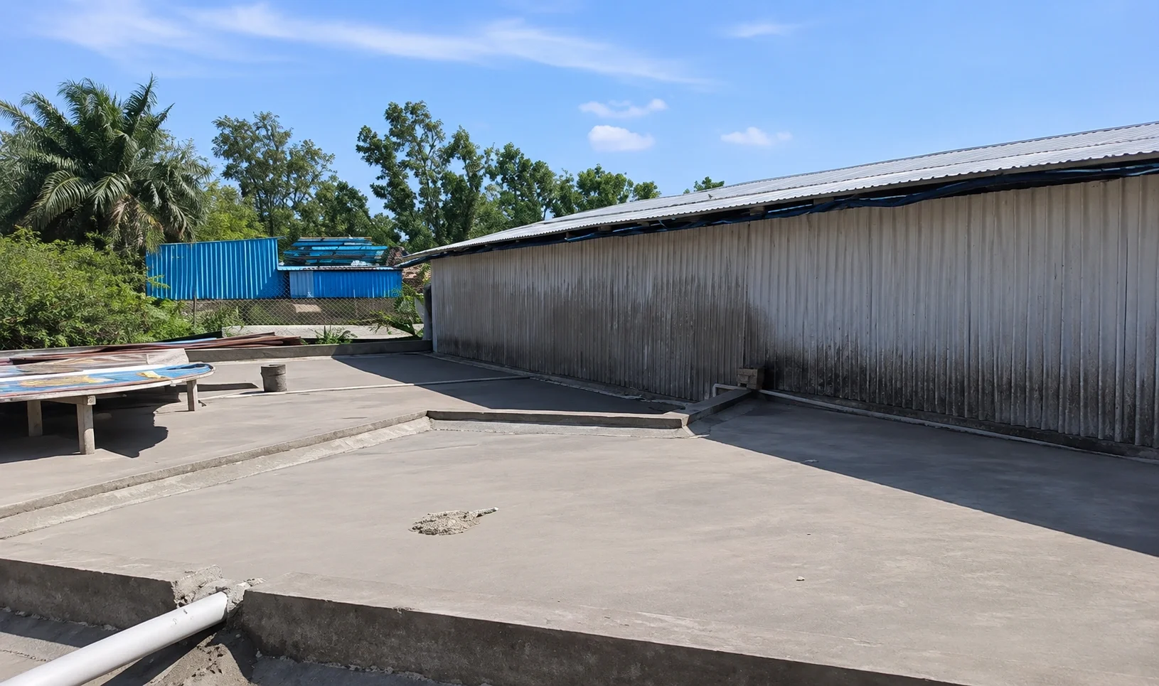 roof condition  before waterproofing work in Lucknow