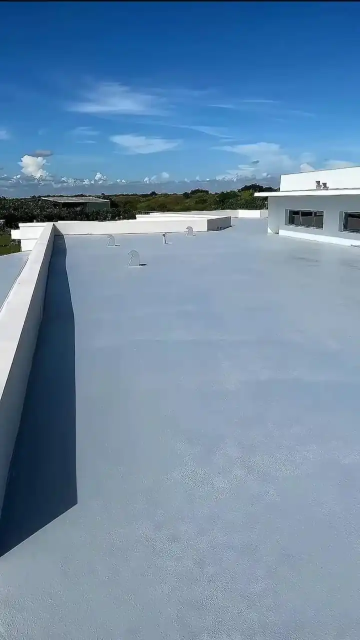 Completed waterproof roof finishing project by RDBPL in Lucknow